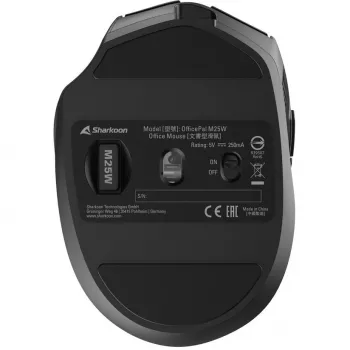 Sharkoon OfficePal M25W Black – belaidė pelė