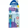 Pelikan griffix® Automatinis rašiklis dešiniarankiams - Neon Fresh Blue - mėlynas - kasečių sistema - mėlynas - plastikas - nerūdijantis plienas - dešiniarankiams (820363)
