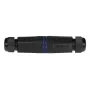 LogiLink IP68 lauko korpusas Keystone moduliams ir jungtims, plastikas, poliamidas, juodas, IP68, 140 mm, 36 mm, 36 mm