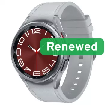 Samsung Renewed Galaxy Watch 6 Classic BT 43mm išmanusis laikrodis, sidabrinis, A klasė