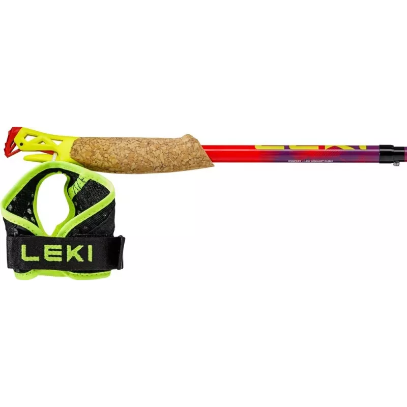 Trekkingo lazdos Leki TRL Ultratrail FX One 115 cm, raudona
