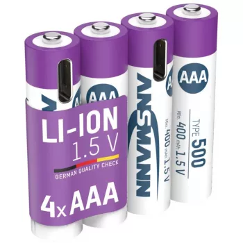Ansmann 1311-0028 įkraunama baterija AAA ličio jonų (Li-Ion)