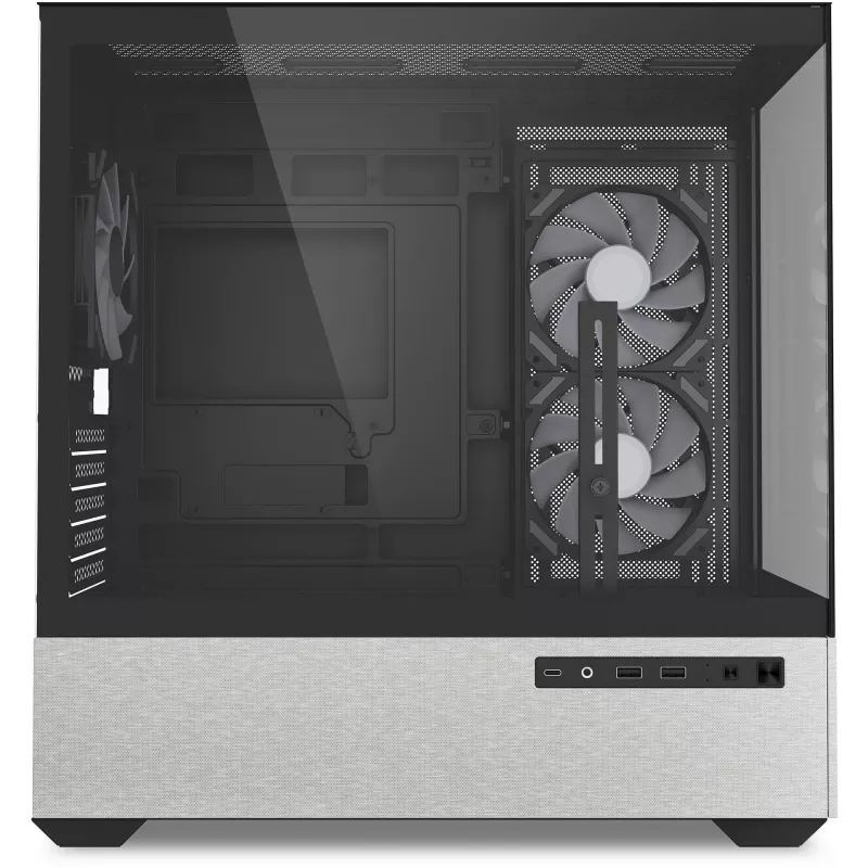 Sharkoon MK7 ARGB mATX korpusas su 2x stiklo panelėmis