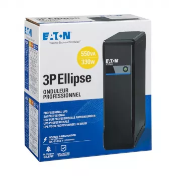 Eaton 3P Ellipse 550 nepertraukiamo maitinimo šaltinis (UPS) Atsarginis (Offline) 0.55 kVA 330 W 4 kintamosios srovės lizdai