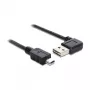 USB kabelis DeLOCK 1 m USB 2.0 A – miniUSB A (vyriškas/vyriškas)