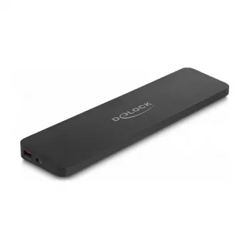 DeLOCK USB Type-C Triple Display Docking Station 4K USB 5 Gbps LAN SD Audio PD 80 W