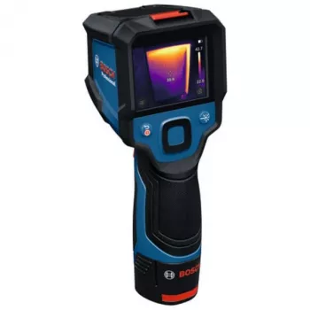 Belaidė terminė kamera GTC 12V-450-13 Professional, terminis detektorius mėlynas/juodas, be akumuliatoriaus ir įkroviklio, įrankių krepšyje