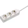 Maitinimo juosta AS Schwabe 13911, Schuko lizdai, 1 vnt., balta