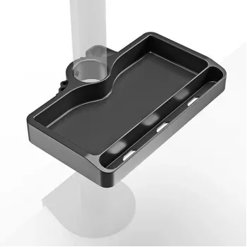 Lentynėlė ONKRON A35, juodas ABS plastikas, 190×105 mm, 160 g