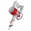 Belaidis dulkių siurblys Adler AD 7051 — 300 W, 22,2 V baterija, 0,6 L be maišelio, nerūdijančio plieno vamzdis, EPA F8, LED šviesa, baltas/raudonas