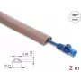 Kabelių mova DELOCK 20763 PVC Ruda 1 vnt.