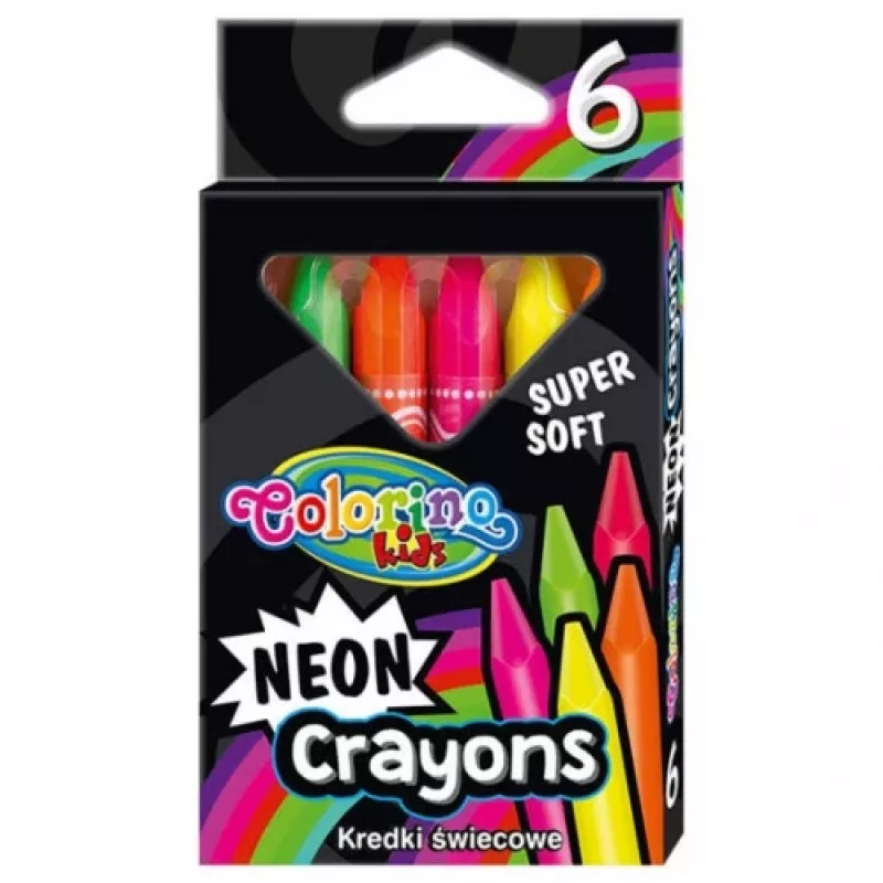 Colorino Kids Neon pieštukai 6 spalvų