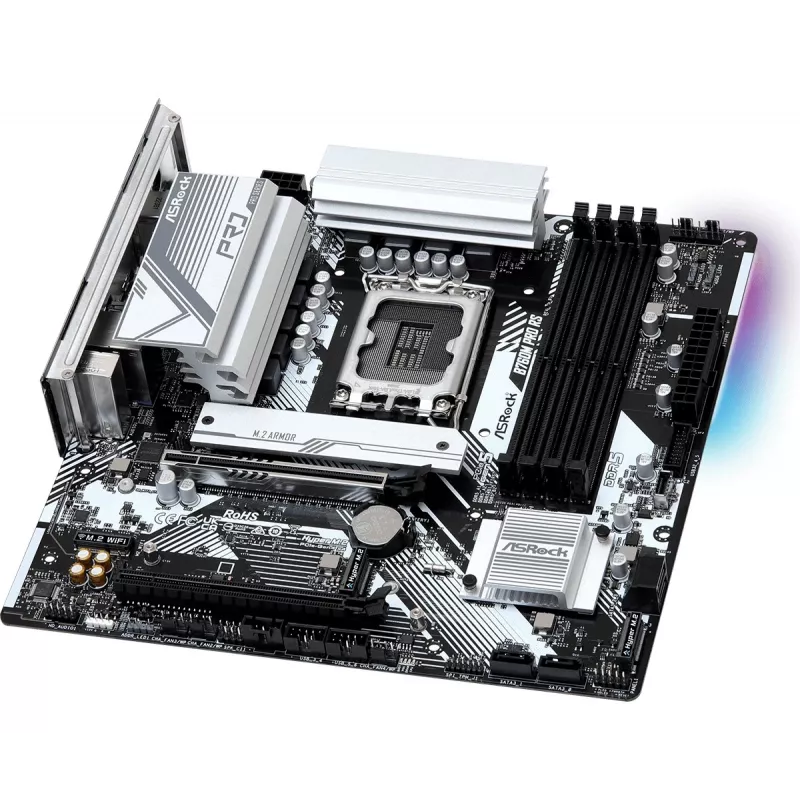 ASRock B760M Pro RS DDR5 Micro-ATX pagrindinė plokštė
