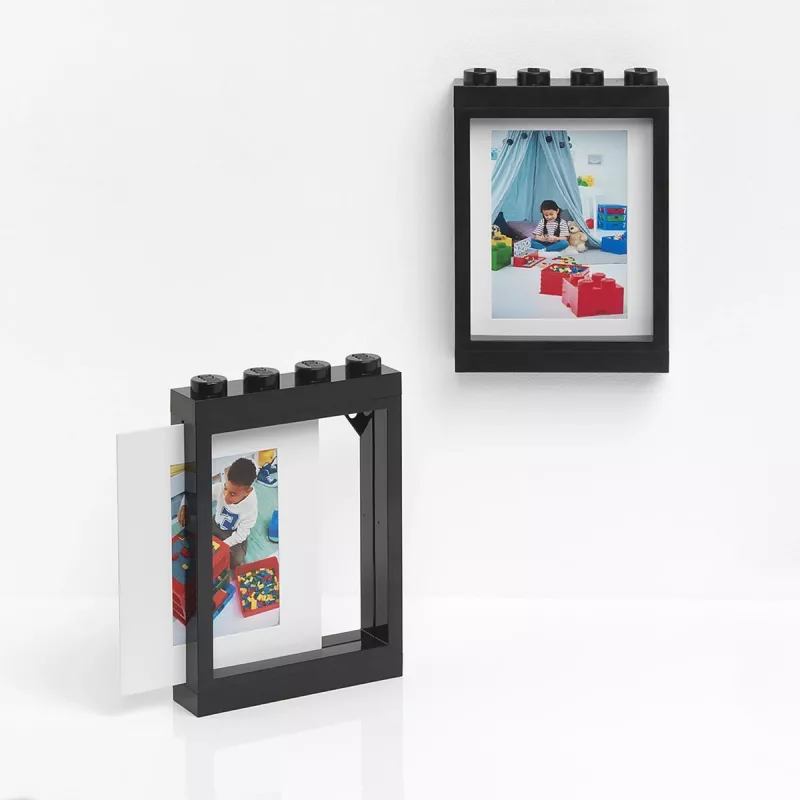 Rėmelis nuotraukoms Room Copenhagen LEGO rėmelis Juodas – tinkamas LEGO minifigūrėlių eksponavimui