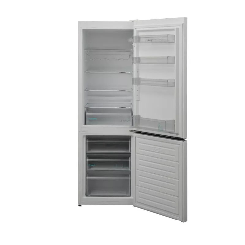 Šaldytuvas-šaldiklis Sharp SJ-FBB04DTXWE, laisvai pastatomas, 268 L, baltas