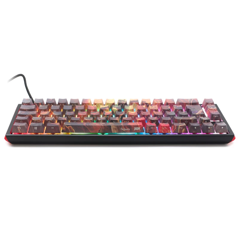 Ducky One 3 SF Doom riboto leidimo klaviatūra, gaming, USB, QWERTY, JK anglų, daugiaspalvė