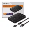 Qoltec 50310 Docking stotelė 2x SSD M.2 SATA NGFF USB Type C