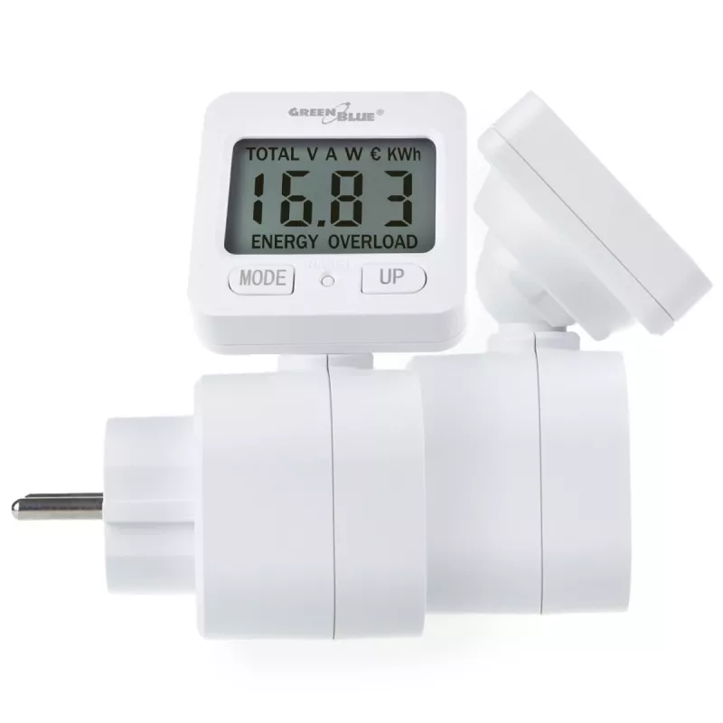 Wattmeter energymeter GB615E GreenBlue – elektros energijos matuoklis