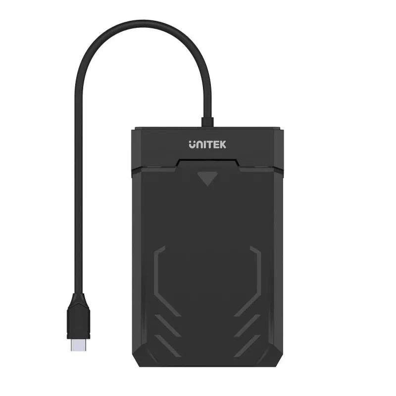 Unitek Y-3036A DiskGuard Raiden – Išorinis dėklas 2.5 inch SATA kietajam diskui / SSD su USB-C