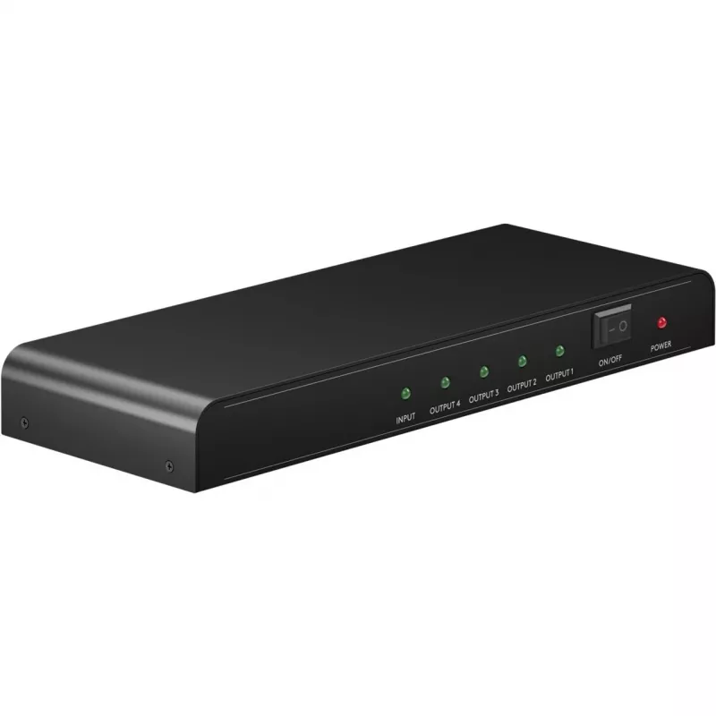 Goobay HDMI™-Splitter 1 į 4 (4K @ 30 Hz) (58482)