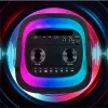 Nešiojama kolonėlė MANTA SPK0601B100, 100 W, Bluetooth, karaoke, belaidis mikrofonas, baterija, ekvalaizeris, disko apšvietimas