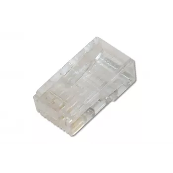 Digitus CAT 6A modulinis kištukas apvaliam kabeliui, ekranuotas, 100 vnt., RJ-45 vyriškas