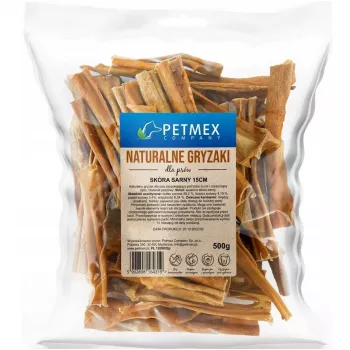 Kramtomasis žaislas šunims PETMEX Stirnos oda 15 cm 500 g