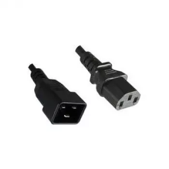 Microconnect PE030620 maitinimo ilginimo laidas 2 m C13 kištukas C20 lizdas juodas