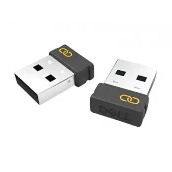 USB imtuvas Dell WR3, skirtas pelei ir klaviatūrai, juodas, 14 mm × 19,7 mm × 6,5 mm