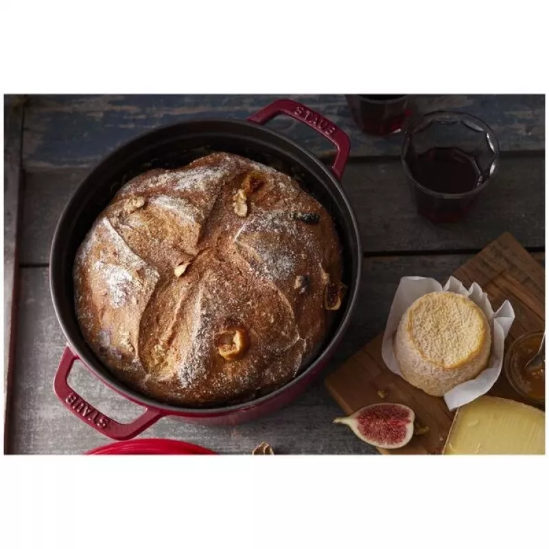 Staub Cocotte Single Pan 24 cm vyšnia