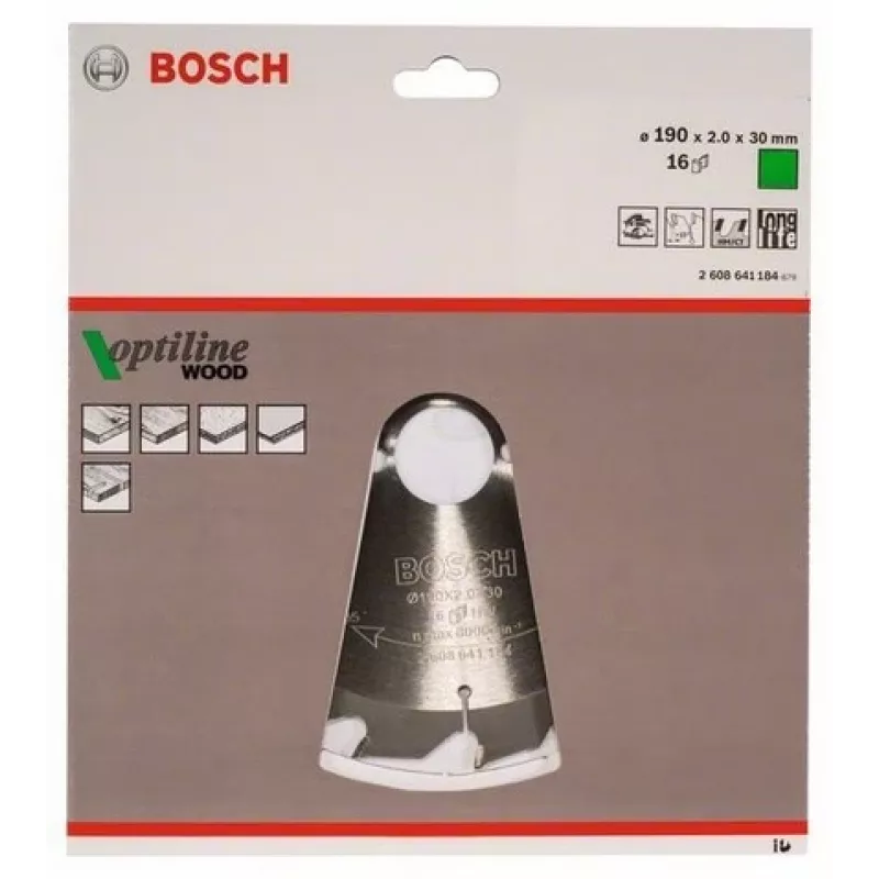 Bosch 2 608 641 184 diskinis pjūklas 19 cm 1 vnt.