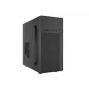 Korpusas NATEC Helix Mini Tower juodas – Micro-ATX/Mini-ITX, 3x3,5 col. + 5x2,5 col., 33 cm GPU, USB-C/USB-A