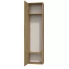 Spintelė Top e Shop DUO SZAFKA ARTISAN – ąžuolinis rėmas, 2 lentynos, 1 duris, 500×350×1800 mm