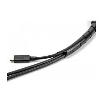 Delock Lanksti spiralinė žarna 2m x 10mm Juoda