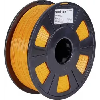 Renkforce RF-4511208 3D spausdinimo medžiaga polilaktido rūgštis (PLA) Oranžinė 1 kg (RF-4511208)