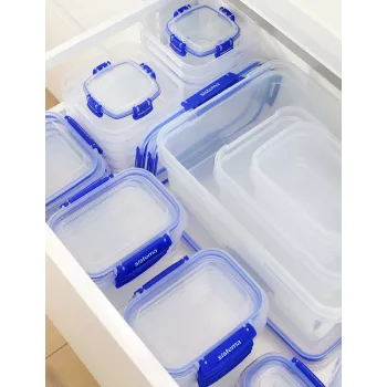 Sistema Plastics Sistema 881650, kvadratinis indas, 1,15 l, skaidrus, plastikas, Naujoji Zelandija
