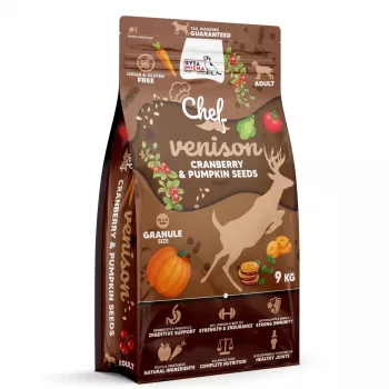 SYTA MICHA Chef Venison with cranberry and pumpkin seeds - sausas šunų ėdalas - 9 kg