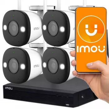 IMOU Zestaw Wi-Fi KIT NVR1104HSW-S2 4-F22FE – belaidė vaizdo stebėjimo sistema