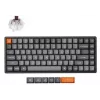 Keychron K2 Max klaviatūra belaidė RF QWERTY angl. juoda pilka 75% mechaninė