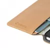 Dėklas-piniginė Krusell Sunne, Apple iPhone 11 Pro Max, vintage nude, odinis, su kortelių kišenėmis