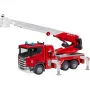 Gaisrinis automobilis BRUDER Scania Super 560R Raudonas Baltas Plastmasinis 3+