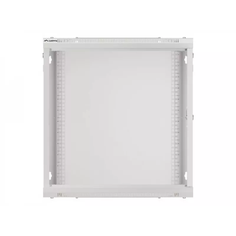 Lanberg montuojamas ant sienos 19 inch 12U 600x600 mm pilkas stovo spintas (stiklinės durys)