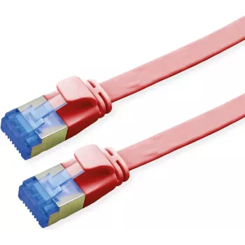 VALUE Patch Cable Cat.6A (Class EA) FTP, extra-plokščias, Raudonas, 3 m (21.99.2123)