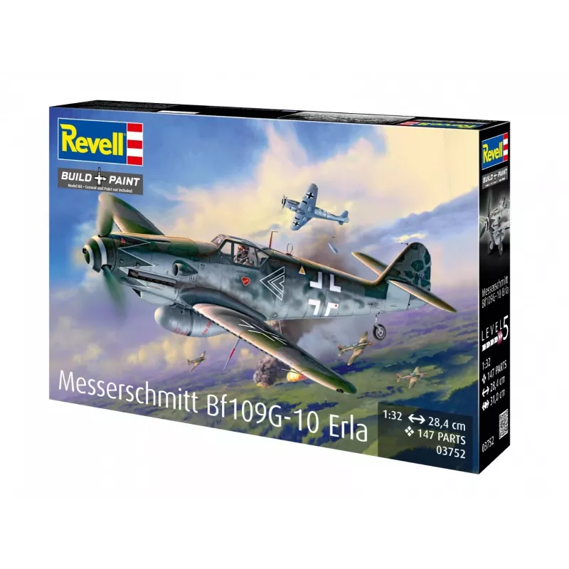 Plastikinis modelis REVELL Messerschmitt Bf109G-10 Erla 1:32