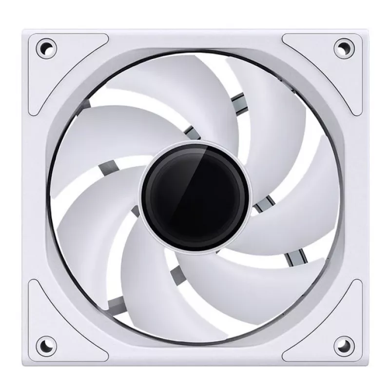 Kompiuterio ventiliatorius Jonsbo ZK-120W 3in1 A-RGB baltas — 120 mm, A-RGB apšvietimas