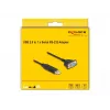 DeLOCK USB 2.0 į RS-232 adapteris su FTDI mikroschema, 50 cm, juodas