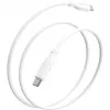 4smarts USB-C / USB-C Silicone-Cable High Flex 60W 1,5m Baltas