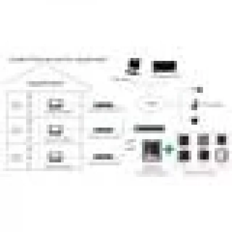 Hikvision DS-KH6320-WTE1-W vaizdo durų skambutis 17,8 cm (7 inch) baltas