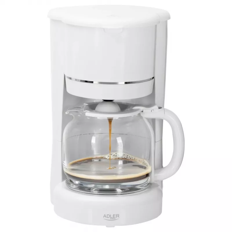 Adler AD 4383w Kavos virimo aparatas su lašeline sistema 1,5 l baltas