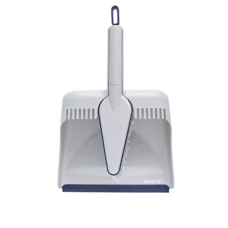 Šluotelės ir samtelio rinkinys Beldray LA032760PEU7 Deep Clean, kompaktiška rankinė šluotelė su kampuotais šereliais ir derantis samtelis